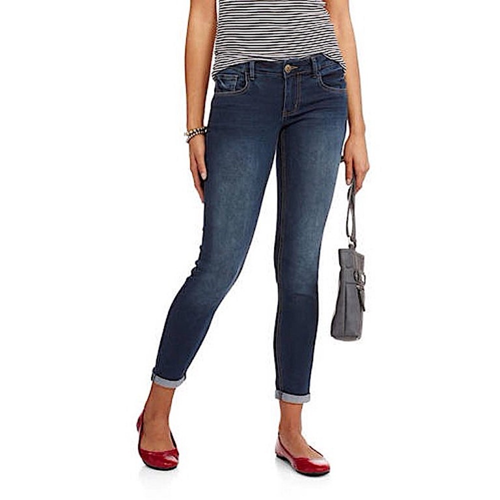Paris Blues Roll Cuff Ankle Lift & Love Denim Jeans Size 7